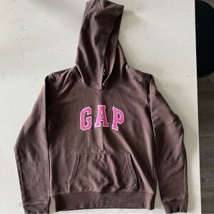 GAP Women’s Chocolate Brown Stretch Hoodie Size XS